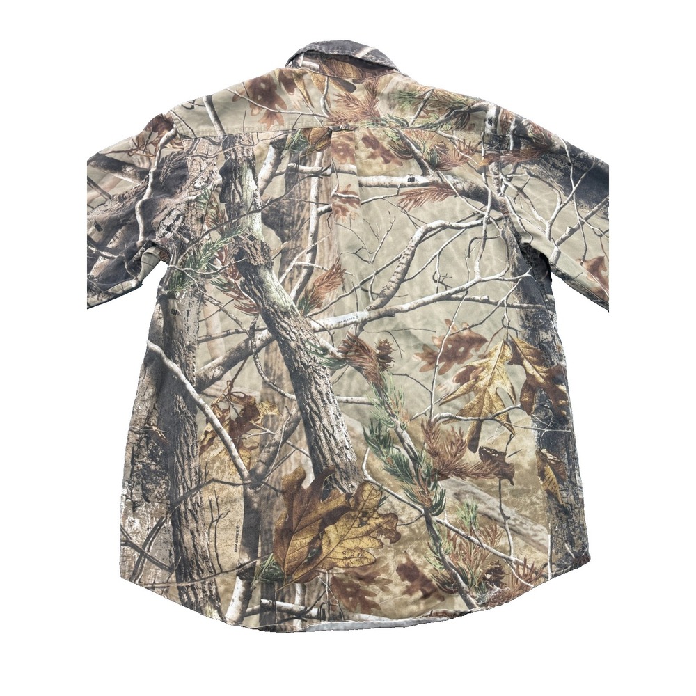 Realtree AP Camo Mens Medium 38-40 Long Sleeve Button Down Hunting Shirt - Picture 5 of 5